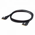 PCI-E Slimline SAS 4.0 SFF-8654 8i 74pin Host to SFF-8654 74Pin Slim SAS Target Cable 50cm SF-028