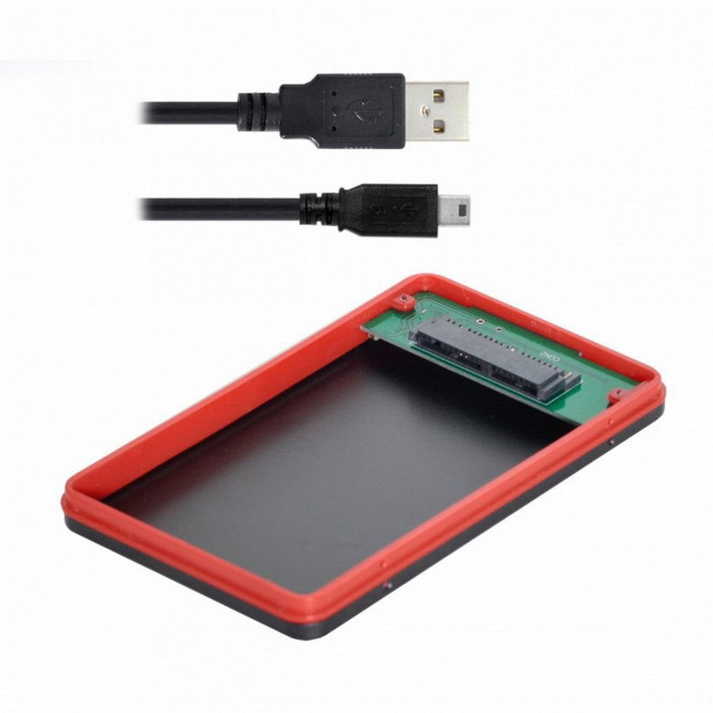 USB2.0 480Mbps to 1.8 inch Micro SATA 16pin 7+9 SSD HDD External Hard Disk Enclosure U2-120