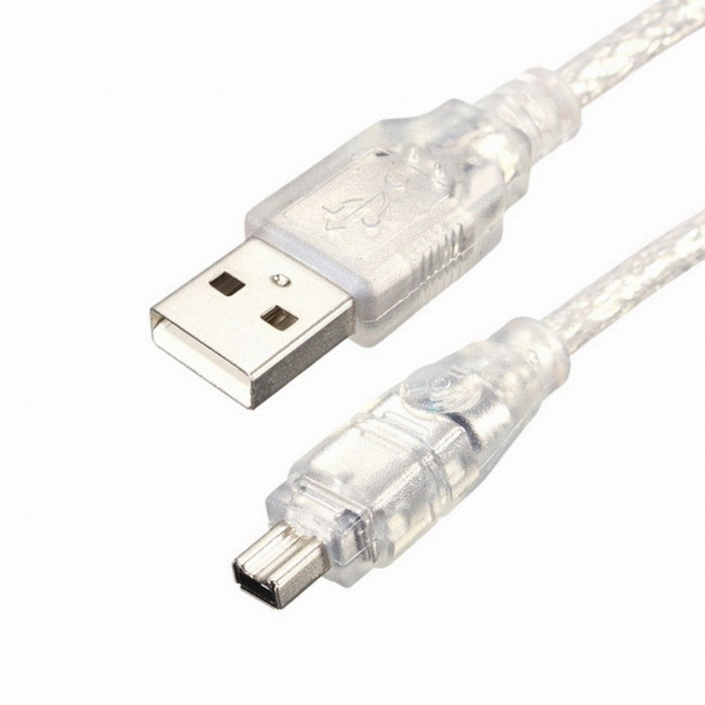 USB Male to Firewire IEEE 1394 4 Pin Male iLink Adapter Cord Cable for SONY DCR-TRV75E DV CA-037