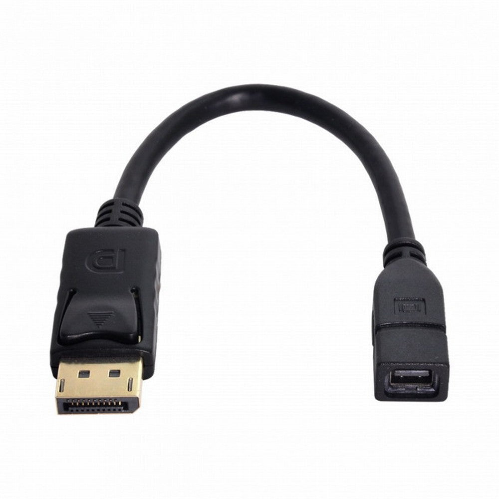 DP DisplayPort Male to Mini DP DisplayPort Female Cable 20cm for Displays HDTV Monitor DP-048-BK