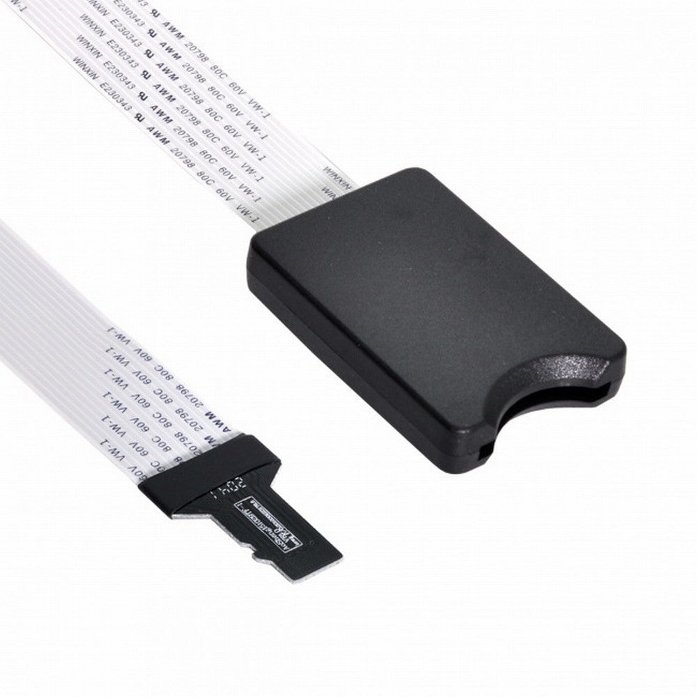 Micro-SD TF Memory Card Kit Male to SD Female Extension Soft Flat FPC Cable Extender 25cm EP-009