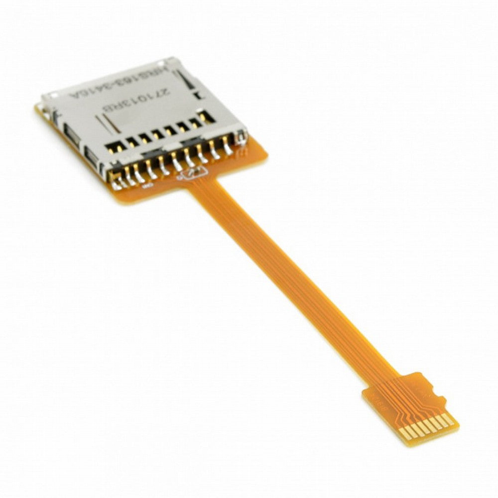 Micro SD TF Memory Card Kit Male to SD Female Extension Soft Flat FPC Cable Extender 10cm EP-076