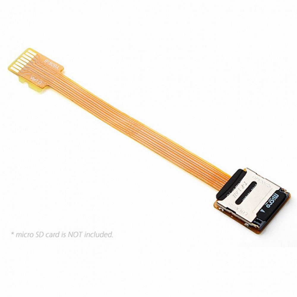 Micro SD TF Memory Card Kit Male to Female Extension Soft Flat FPC Cable Extender 10cm EP-077