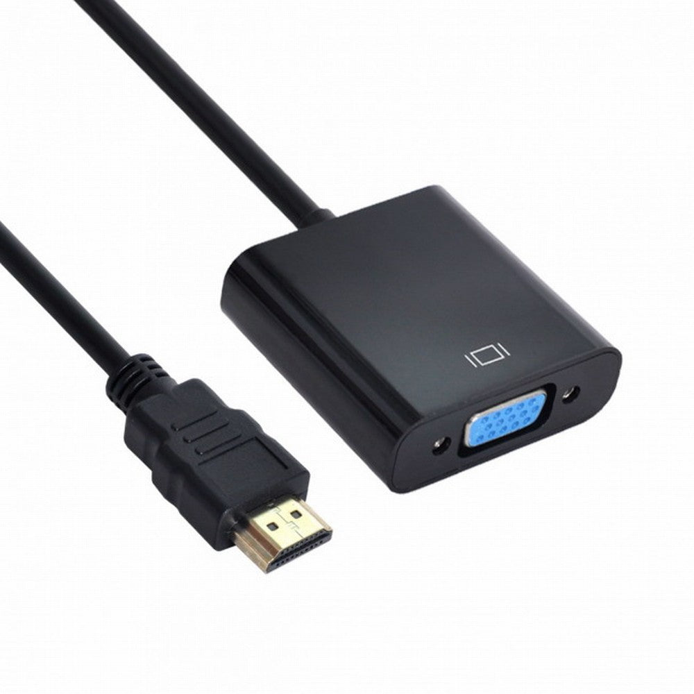 hdmi input to VGA female output projectors monitors adapter PC Laptop Black HD-057