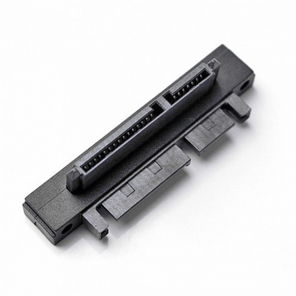 90 Degree Down Angled SATA 22Pin 7+15 Male to SATA 22P Female Extension Convertor Adapter SA-121-DN