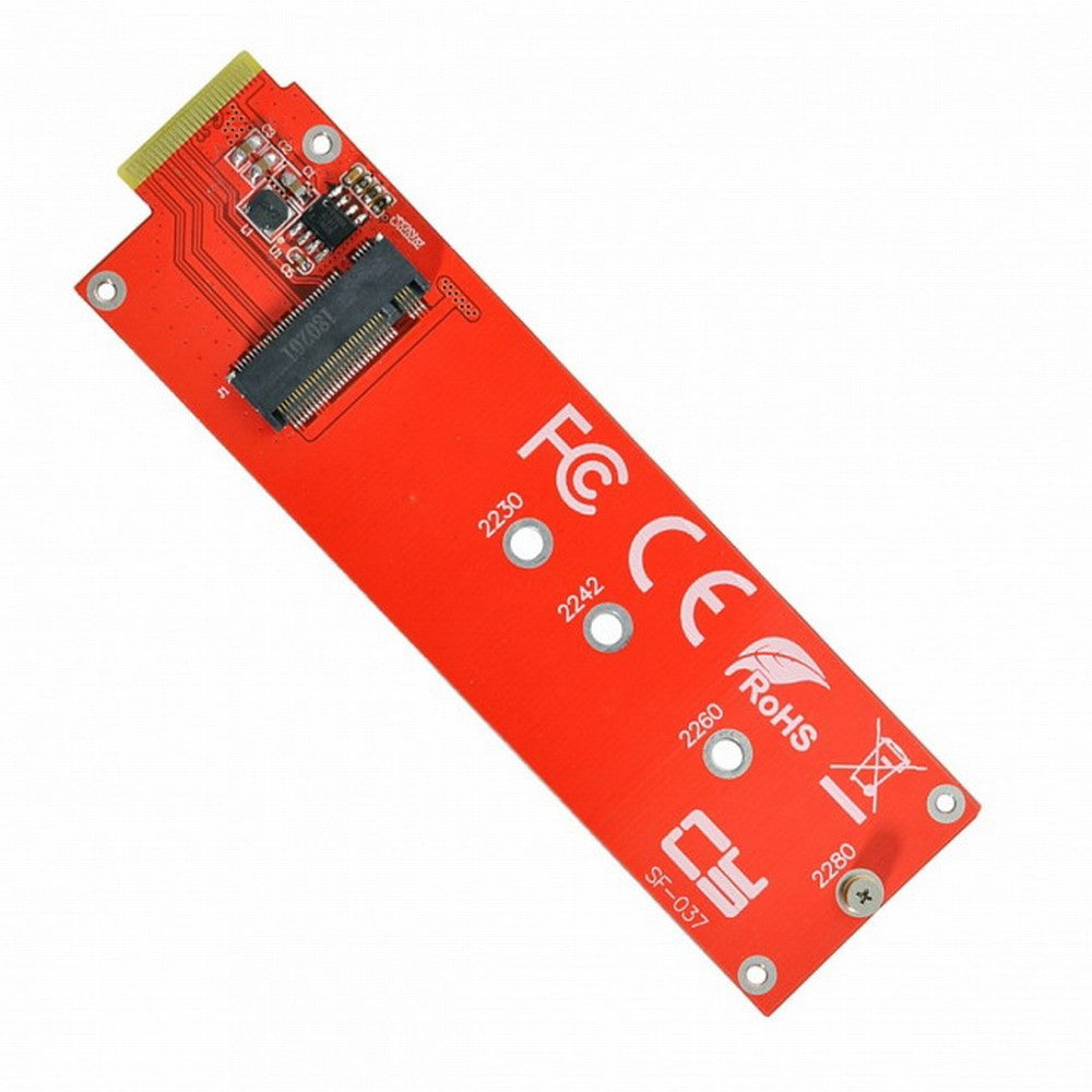 NVMe NGFF M-key 4X Host Adapter to Ruler 1U GEN-Z EDSFF Short SSD E1.S Carrier Adapter SF-037
