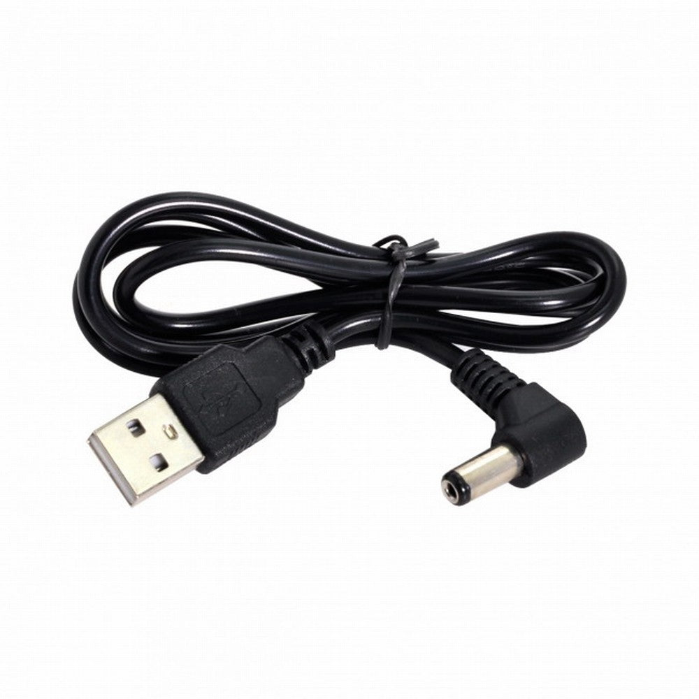 USB 2.0 A Type Male to Right Angled 90 Degree 5.5 x 2.1mm DC 5V Power Plug Barrel Connector Charge Cable U2-184-RI