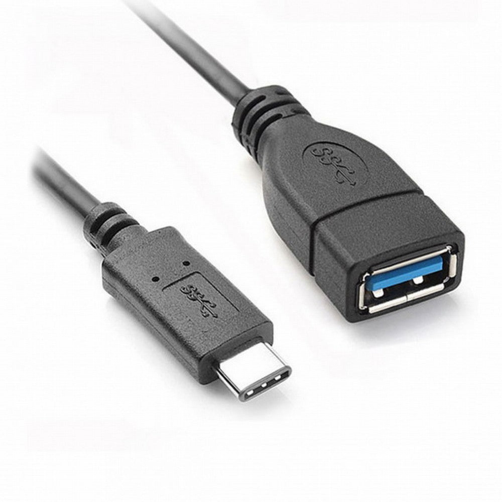 Reversible Design USB 3.0 3.1 Type C Male Connector to A Female OTG Data Cable for Tablet Mobile Phone UC-200-BK