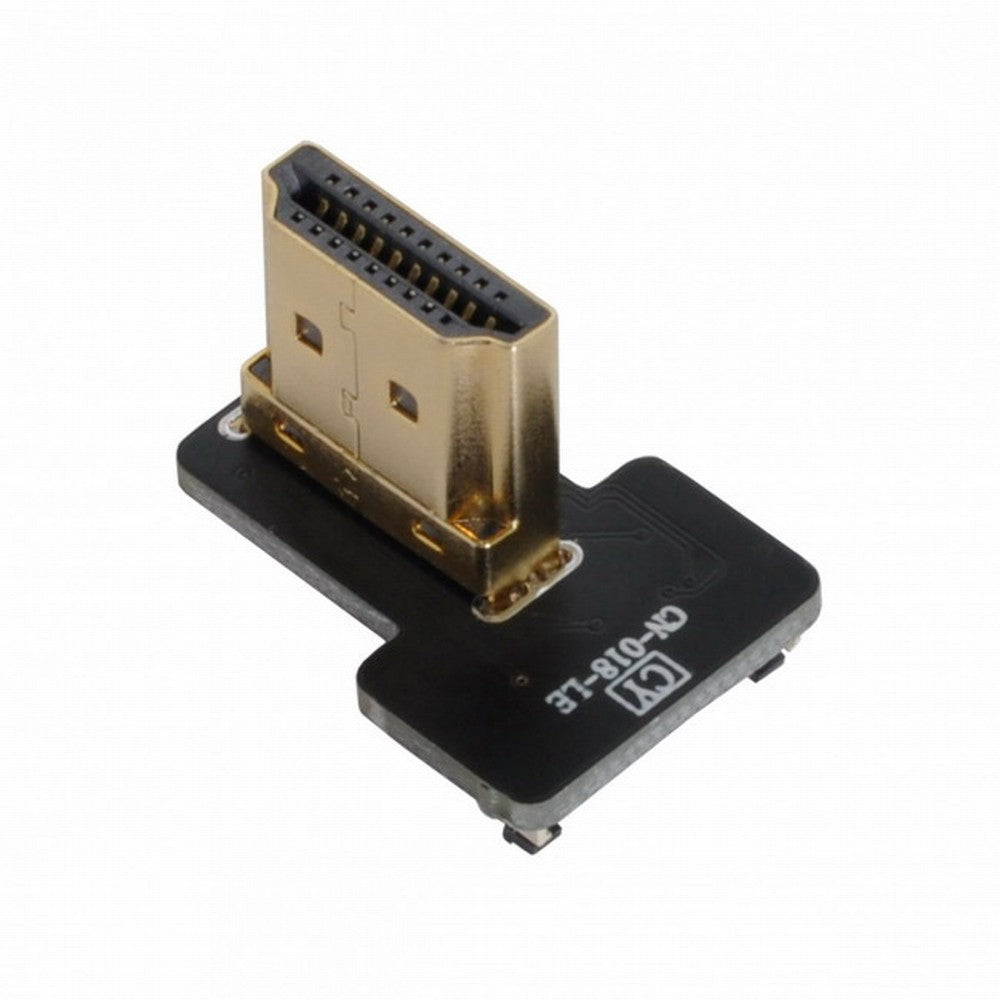 CYFPVHDMI HDMI Type A Male Connector Left Angled 90 Degree for FPV HDTV Multicopter Aerial Photography CN-018-LE