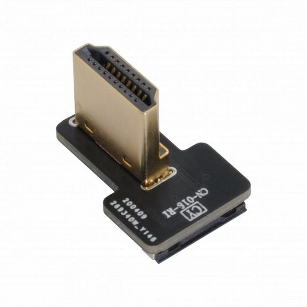 CYFPVHDMI HDMI Type A Male Connector Right Angled 90 Degree for FPV HDTV Multicopter Aerial Photography CN-018-RI