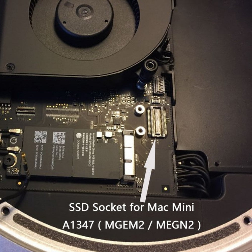 M.2 NGFF M-Key NVME SSD Convertor Card for 2014 Macbook Mini A1347 MEGEN2 MEGEM2 MEGEQ2 SA-003