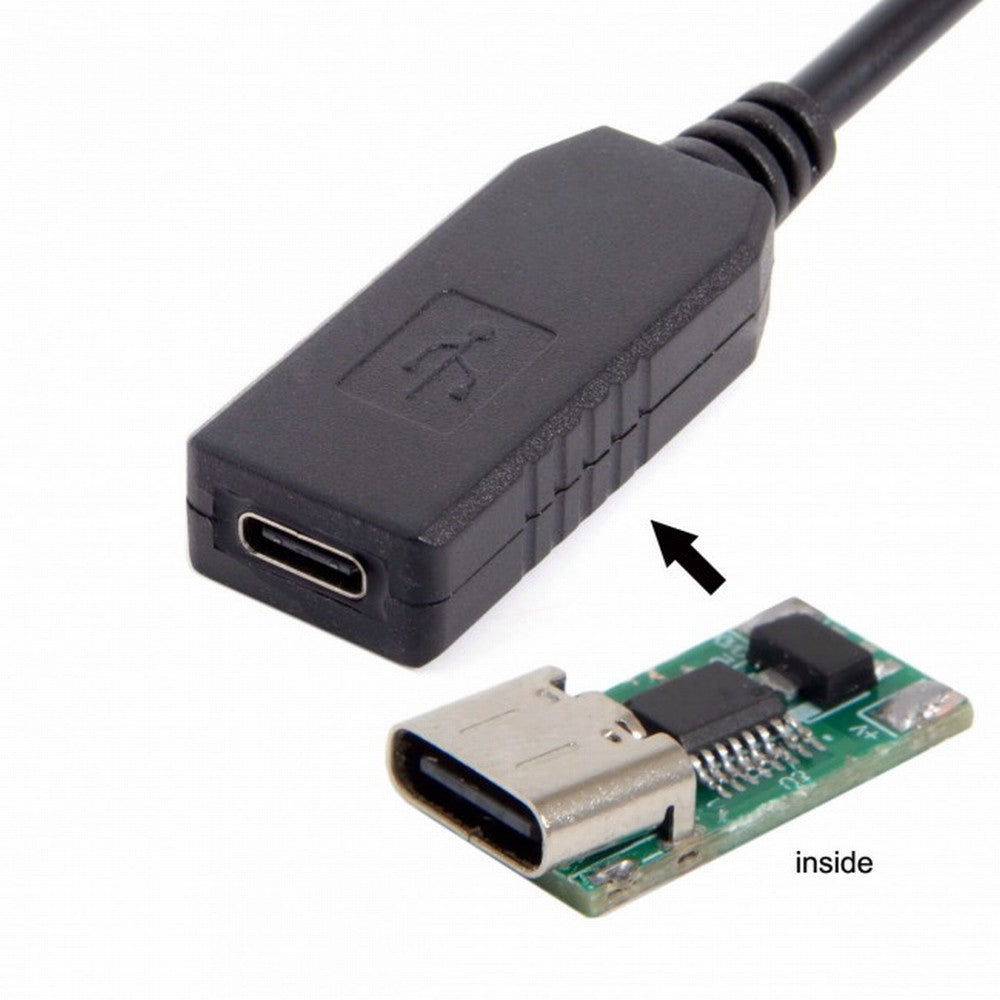 USB 3.1 Type C USB-C to DC 20V 5.5 2.5mm 2.1mm Power Plug PD Emulator Trigger Charge Cable for Laptop UC-100-5525MM