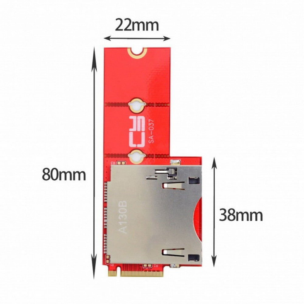 NGFF M.2 NVMe Mainboard to CF Express Extension Adapter M2 M-key for CFE Type-B Support R5 Z6 Z7 Memory Card SA-037