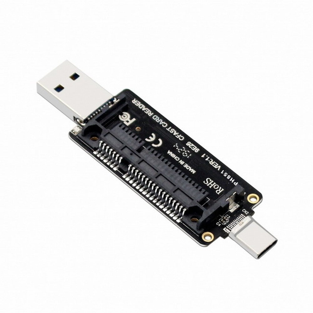 USB-C USB3.0 Type-C to CFast 2.0 Card Adapter PCBA CFast Card Reader for Desktop Laptop U3-039