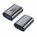 USB-C USB 3.1 Type C Female to USB 3.0 A Female Data Adapter 10Gbps Data Power for Laptop Tablet Phone UC-082-AFCF