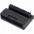 Overmold ATX 24Pin Female to 24pin Male 90 Degree Power Adapter Mainboard Motherboard for Desktops PC Supply PW-017