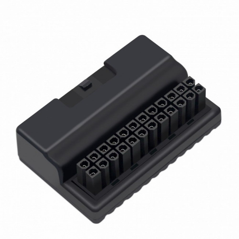Overmold ATX 24Pin Female to 24pin Male 90 Degree Power Adapter Mainboard Motherboard for Desktops PC Supply PW-017