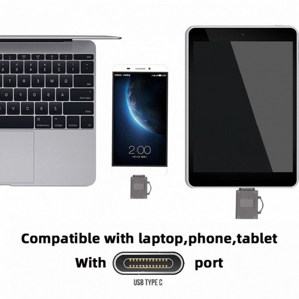 5Gbps USB 3.0 Type C USB-C to Micro SD SDXC TF Card Reader Adapter for Laptop Tablet Phone UC-137
