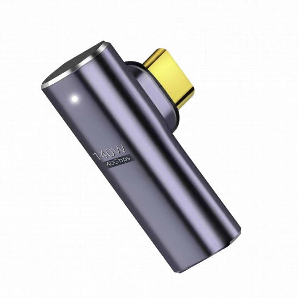 Magnetic Connector USB4 140W 40Gbps USB4 Type C Male to Female Low Profile Right Angled Power Data 8K Video Adapter for Laptop Phone UC-062-LP