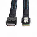 OcuLink PCIe PCI-Express SFF-8611 4i to SFF-8654 Slimline SSD Data Active Cable 50cm SF-060