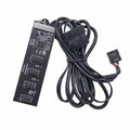 USB 2.0 9pin 10pin Header 1 to 4 Female Splitter Extension Cable HUB with IDE 5V Power Connector Adapter Port Multilier U2-053