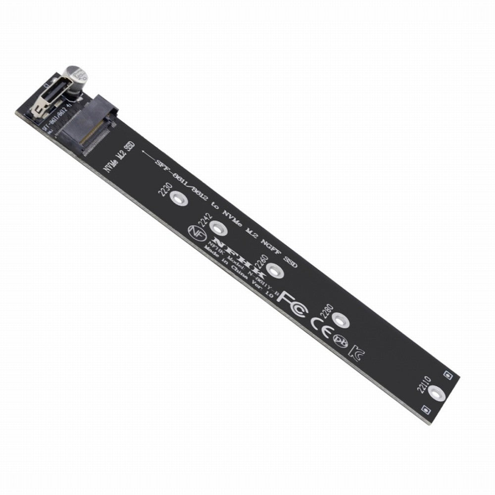 Oculink SFF-8612 SFF-8611 to M.2 Kit NGFF M-Key to NVME PCIe SSD 2280 22110mm Adapter for Mainboard SF-046