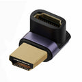 HDMI Male to HDMI 2.1 Female Vertical 90 Degree Up Angled UHD Extension Adapter Support 8K 60hz HDTV HD-011-A8K05