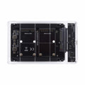 Dual MSATA Mini-SATA SSD Card JBOD Raid0 Span Bridge to USB3.0 Type-C USB-C 2.5inch SATA Combo Enclosure SA-049+UC-079-WH