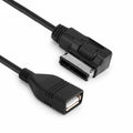 Media In AMI MDI USB AUX Flash Drive Adapter Cable For Car VW AUDI 2014 A4 A6 Q5 Q7 CA-022