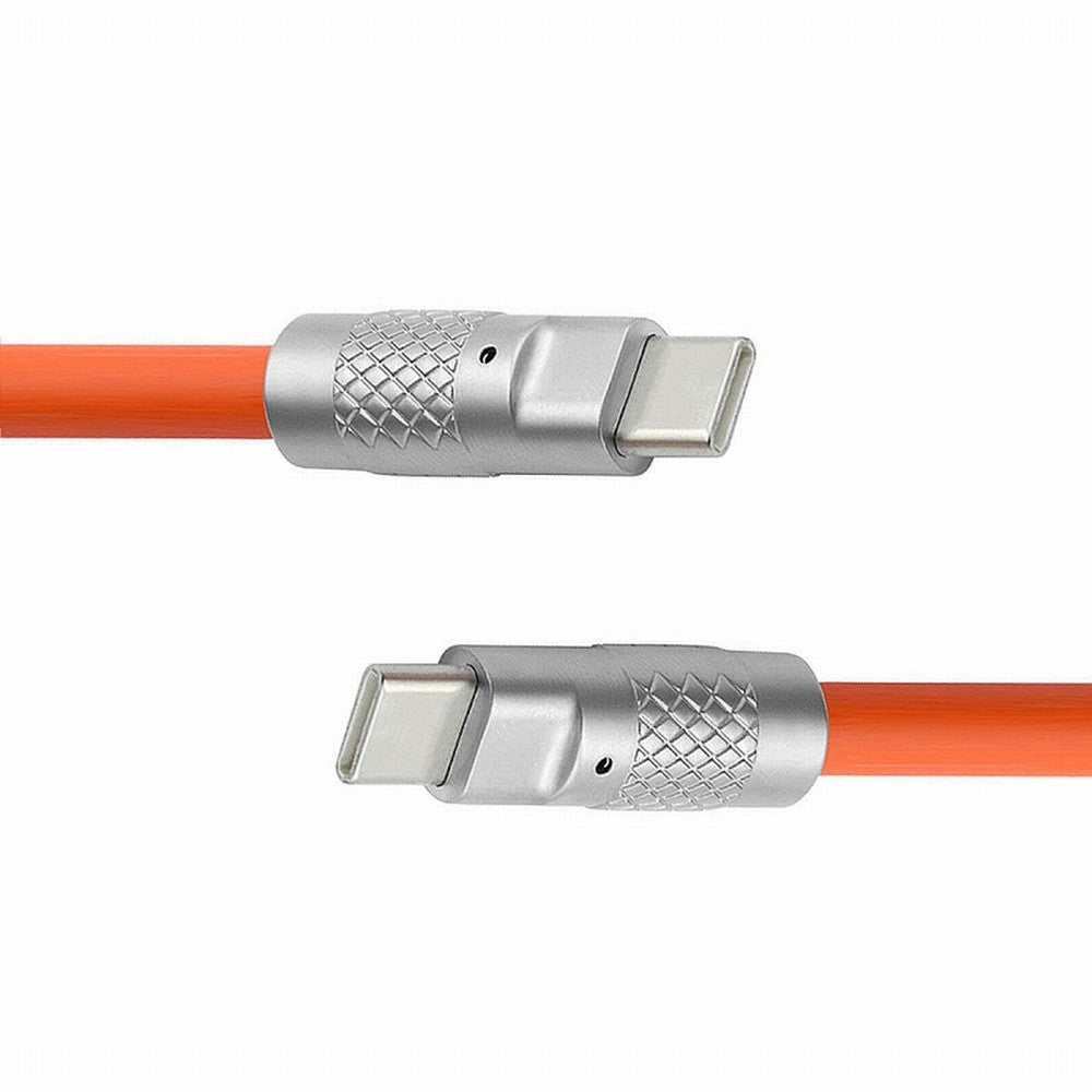 USB-C Type C to USB-C Liquid Silicone Ultra Soft 120W Power USB2.0 Data Cable Fast Charge for Laptop Tablet Phone CC-UC-003