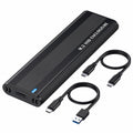 USB 3.0 USB-C Type-C to NVME M-key M.2 NGFF SATA SSD External PCBA Case Enclosure RTL9210B Chipset UC-145
