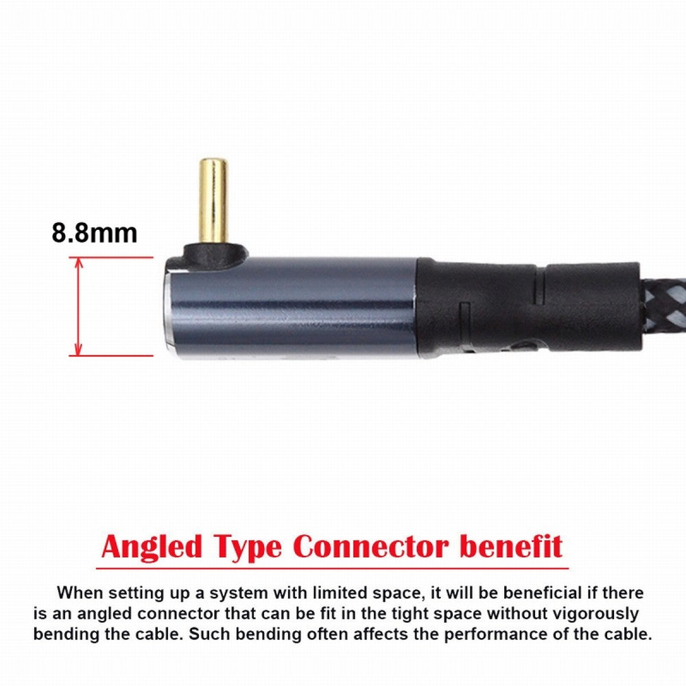 USB-C 240W Type-C Cable 480Mbps 48V 5A Up Down Angled 90 Degree Compatible with USB2.0 100W Charging for Laptop Tablet Phone CC-UC-132-UP