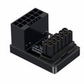 12VHPWR ATX3.0 PCI-E 5.0 Power Modular Adapter Male to Female Down Angled 360 Degree for 4080 5090TI 16Pin 12+4P Graphics Card PW-036-DN