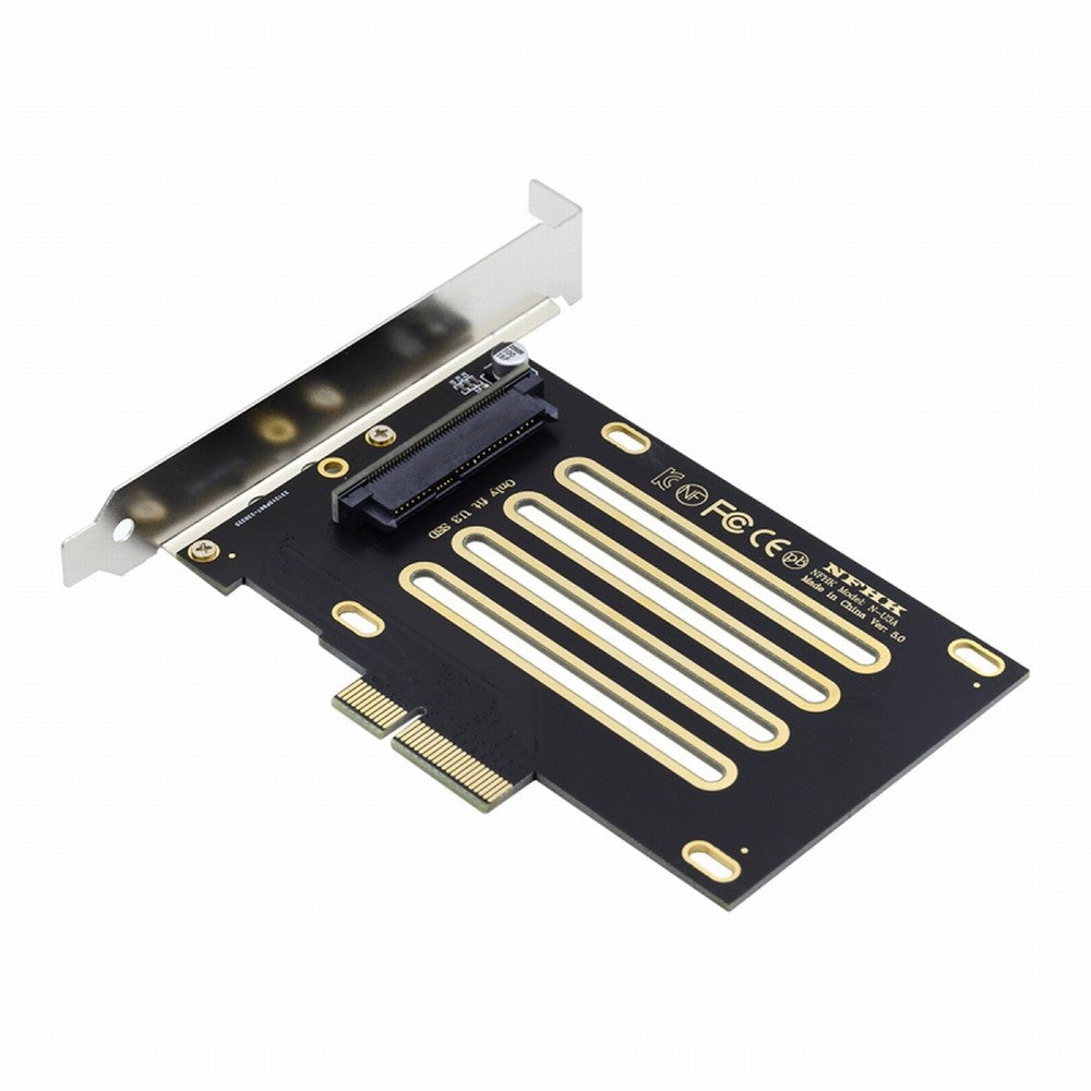 PCI-E 4.0 X4 Lane to U.3 U3 Kit SFF-8639 Host Adapter for Motherboard PM1735 NVMe PCIe SSD SA-083