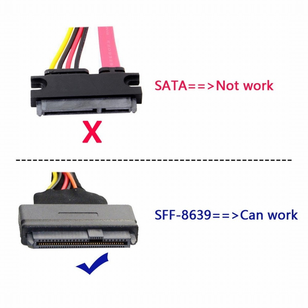 PCI-E 4.0 X4 Lane to U.3 U3 Kit SFF-8639 Host Adapter for Motherboard PM1735 NVMe PCIe SSD SA-083