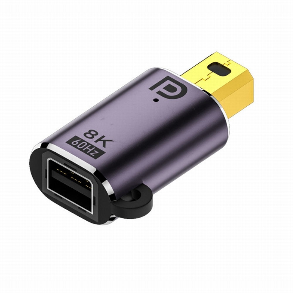 Mini DisplayPort 1.4 Male to Mini DP Female 8K 60hz Adapter Ultra-HD UHD 4K 144hz 7680*4320 for Video PC Laptop Monitor DP-036-8K03