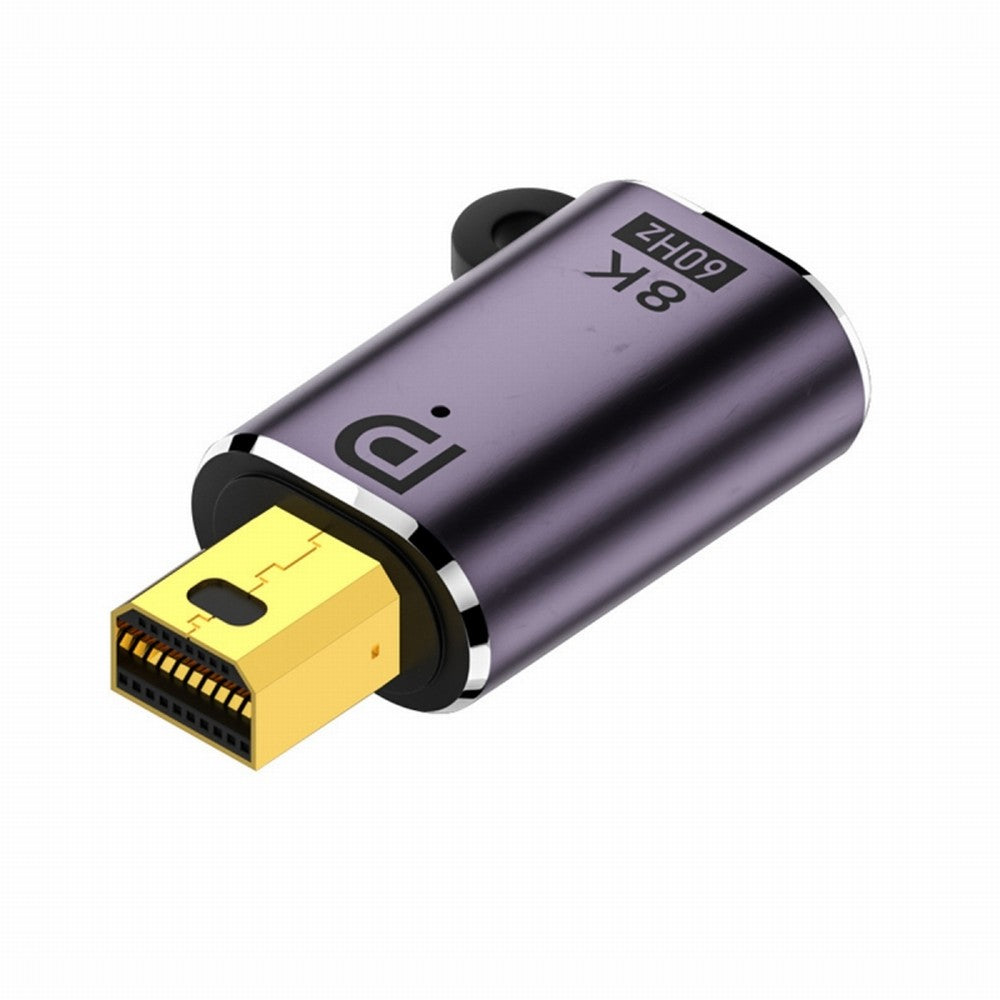 Mini DisplayPort 1.4 Male to Mini DP Female 8K 60hz Adapter Ultra-HD UHD 4K 144hz 7680*4320 for Video PC Laptop Monitor DP-036-8K03