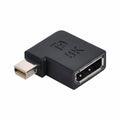Angled Mini DisplayPort 1.4 Male to DP Female 8K 60hz Adapter Ultra-HD UHD 4K 144hz 7680*4320 for Video PC Laptop Monitor DP-036-8K05