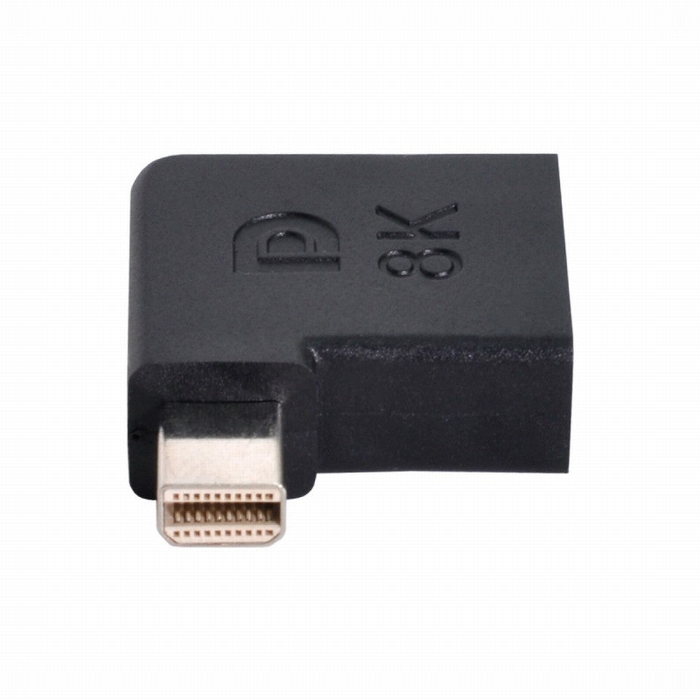 Angled Mini DisplayPort 1.4 Male to DP Female 8K 60hz Adapter Ultra-HD UHD 4K 144hz 7680*4320 for Video PC Laptop Monitor DP-036-8K05