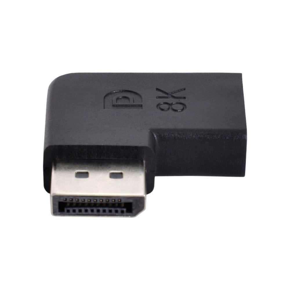 Angled DisplayPort 1.4 Male to DP Female 8K 60hz Adapter Ultra-HD UHD 4K 144hz 7680*4320 for Video PC Laptop Monitor DP-036-8K06