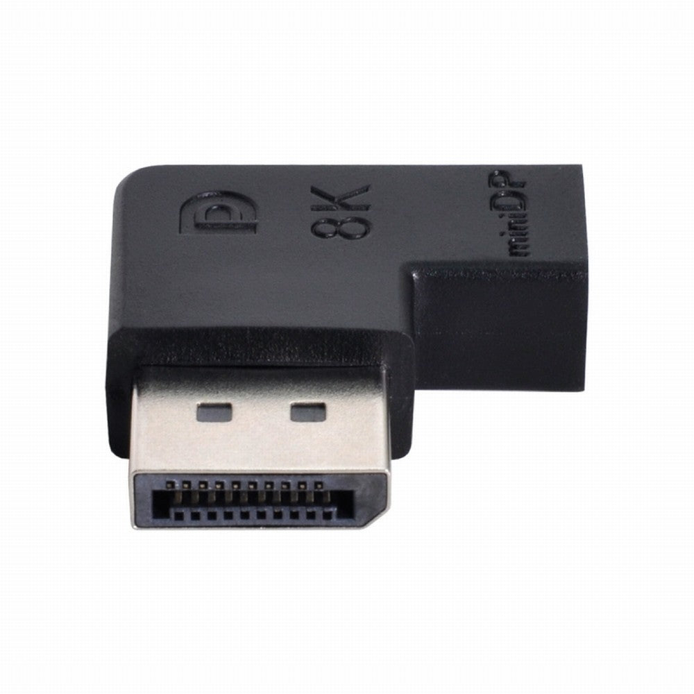 Angled DisplayPort 1.4 Male to Mini DP Female 8K 60hz Adapter Ultra-HD UHD 4K 144hz 7680*4320 for Video PC Laptop Monitor DP-036-8K08