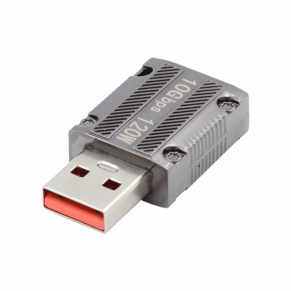 USB-C USB 3.1 Type C Female to USB 3.0 A Male 10Gbps Data 120W Power Adapter Alloy Shell for Laptop Tablet Mobile Phone UC-067-SL