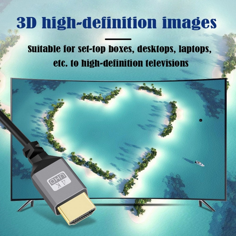 Mini HDMI 2.0 Male to HDMI Male 4K 60hz Stretch Coiled Cable Straight Connector for HDTV Computer Laptop Monitor HD-036-BK