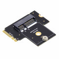 NGFF Key A+E PCI Express Male to Female Right Angled 90 Degree Low Profile Adapter Extension Card Riser SA-062