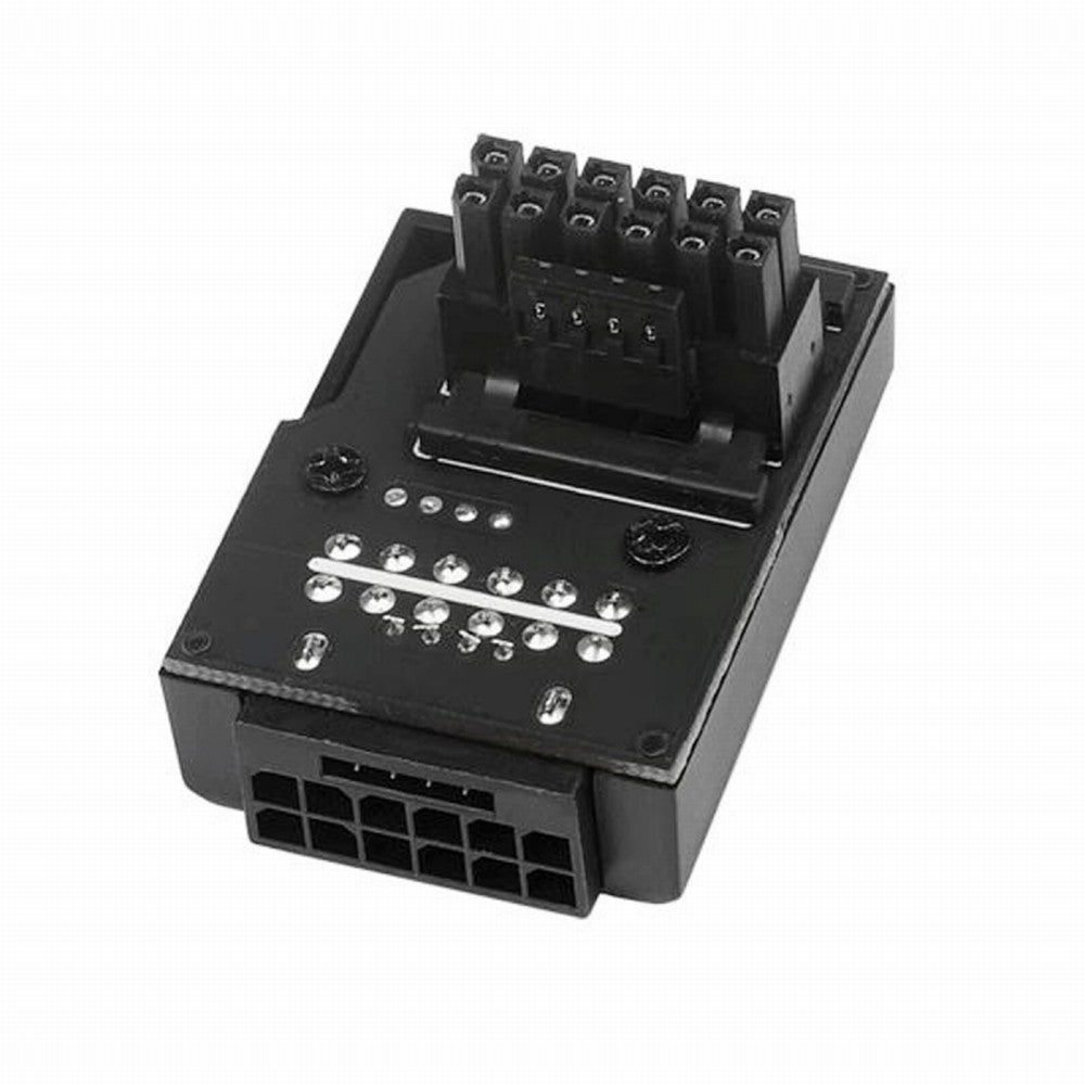 12VHPWR ATX3.0 PCI-E 5.0 Power Modular Male to Female Adapter Extension Down Angled 90 Degree for 3080 3090TI PSU 16Pin 12+4P Graphics Card PW-047-DN