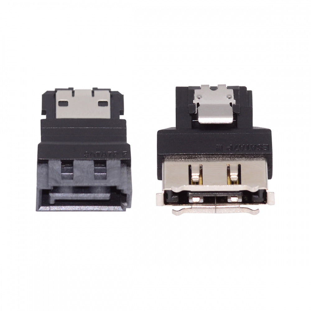 2pcs/lot SATA 7Pin Male to ESATA Female & External ESATA to SATA Adapter Extender for SSD Disk SA-082