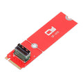 PCI-E 5.0 4.0 M.2 M-key to MCIO Mini Cool Edge IO Female Host Adapter for PCIe Nvme SSD 2280 2230 SF-015