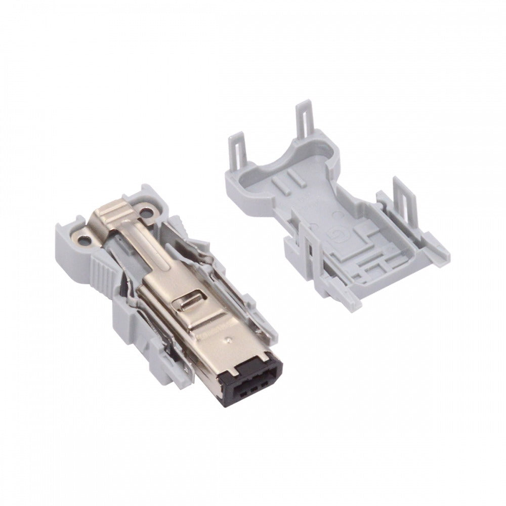 SM-6P I/O Connector IEEE 1394 6Pin CN3 Plug 55100-0670 Male JZSP-CMP9-1-E Compatible with Yaskawa Panasonic Servo 54280-0609 CN-010-MA
