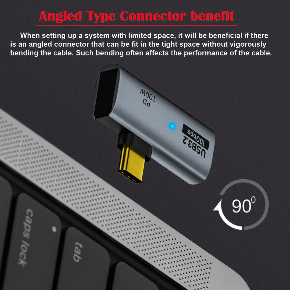 10Gbps USB-C Type-C to USB 3.0 Female OTG & 100W PD Power Adapter for Laptop Tablet Phone UC-035-PD