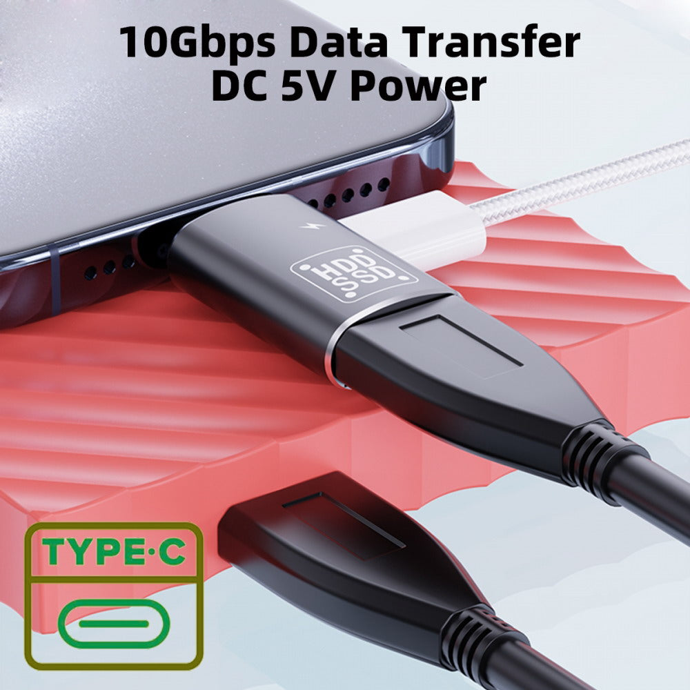 10Gbps USB-C Type-C to USB 3.0 Female OTG & DC 5V Power Adapter for Tablet Phone UC-035-AC